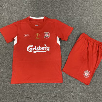 2004-2005 LIV Home Kids Retro Soccer Jersey