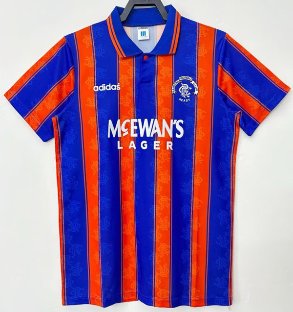 1993-1994 Rangers Away Retro Soccer Jersey