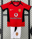 2002-2004 Man Utd Home Kids Retro Soccer Jersey