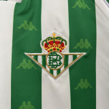 1995-1997 Real Betis Home Kids Retro Soccer Jersey