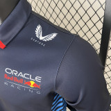2024 F1 Red Bull #1 Polo Royal Blue Racing Suit (有领)