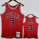 2016-2017 BULLS WADE #3 Red Retro Top Quality Hot Pressing NBA Jersey(圆领）