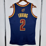 2011-2012 Cleveland Cavaliers IRVING #2 Royal blue Retro Top Quality Hot Pressing NBA Jersey