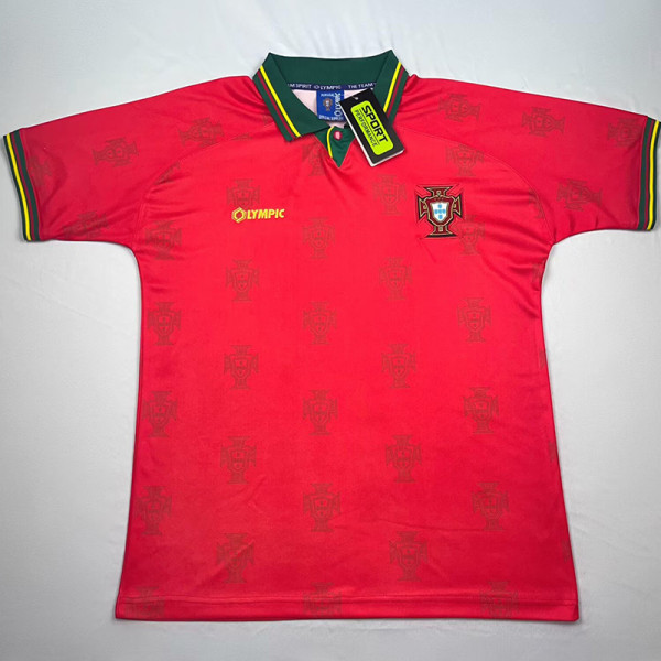 1995-1996 Portugal Home Retro Soccer Jersey