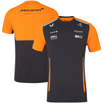2024 McLaren Black T-Shirts Racing Suit (圆领)
