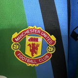 1992-1993 Man Utd Green Goalkeeper Long Sleeve Retro Soccer Jersey (长袖)