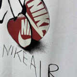 T273 NK White High Quality Casual T-Shirt #苹果