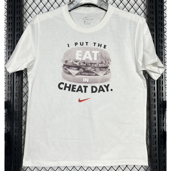 T247 NK White High Quality Casual T-Shirt #汉堡