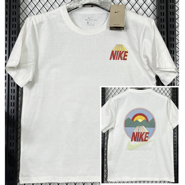T235 NK White High Quality Casual T-Shirt #风景