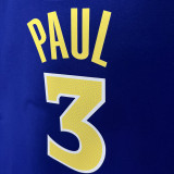T259 WARRIORS PAUL #3 Blue High Quality Casual T-Shirt