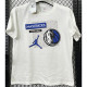 T199 Dallas Mavericks Jordan White High Quality Casual T-Shirt