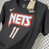 T201 Nets IRVING #11 Black High Quality Casual T-Shirt