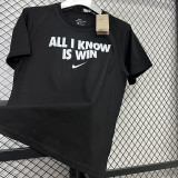 T204 NK Black High Quality Casual T-Shirt #字母