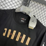T174 Jordan Black High Quality Casual T-Shirt