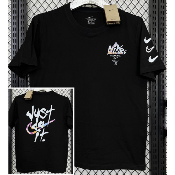 T158 NK Black High Quality Casual T-Shirt