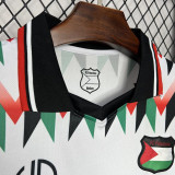 Palestina FC Red White Retro Soccer Jersey