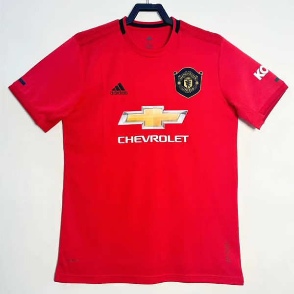 2019-2020 Man Utd Home Retro Soccer Jersey