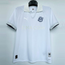 2024-25 Marseille White 125th Anniversary Fans Soccer Jersey
