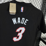 T142 HEAT WADE #3 Black High Quality Casual T-Shirt