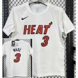T146 HEAT WADE #3 White High Quality Casual T-Shirt