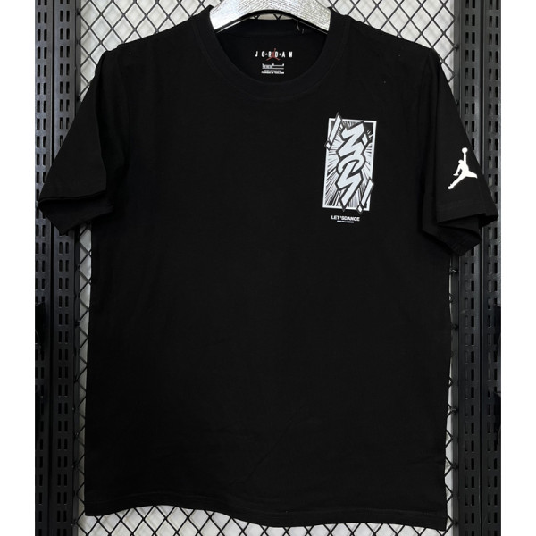 T136 Jordan Black High Quality Casual T-Shirt