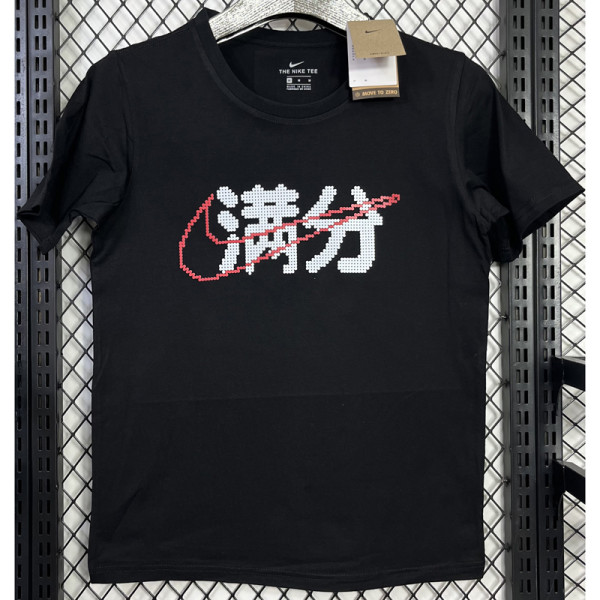 T137满分 Black High Quality Casual T-Shirt