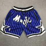 Magic Blue City Edition Top Quality NBA Pocket Pants #魔术队