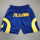 Rams Blue City Edition Top Quality NFL Pocket Pants *公羊