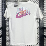 T127 Jordan White High Quality Casual T-Shirt