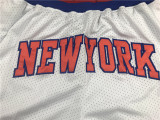 KNICKS White City Edition Top Quality NBA Pocket Pants #尼克斯队