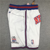 KNICKS White City Edition Top Quality NBA Pocket Pants #尼克斯队