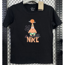 T128 Black High Quality Casual T-Shirt *派大星