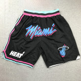 Heat Black City Edition Top Quality NBA Pocket Pants * 热火
