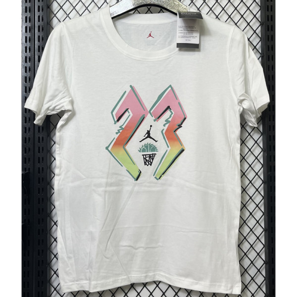 T122 Jordan White High Quality Casual T-Shirt