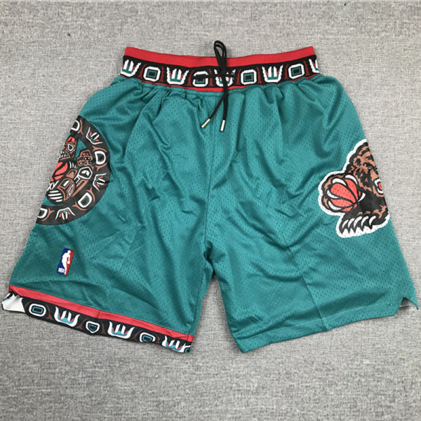 Grizzlies Green City Edition Top Quality NBA Pocket Pants #灰熊队