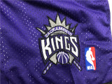 Kings SWISH Purple City Edition Top Quality NBA Pocket Pants #国王队