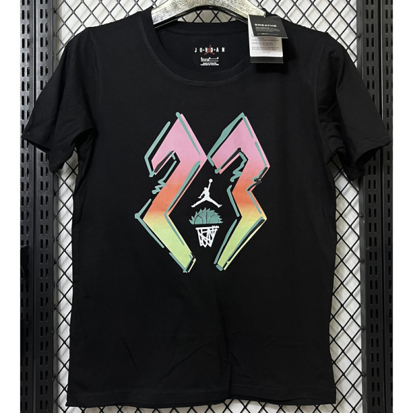 T122 Jordan Black High Quality Casual T-Shirt