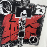 T119 Jordan White High Quality Casual T-Shirt #绝杀