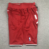 Rockets Red City Edition Top Quality NBA Pocket Pants * 火箭队中文版