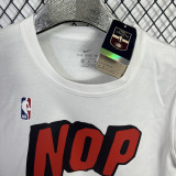 T117 Pelicans NOP White High Quality Casual T-Shirt