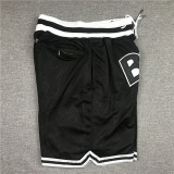 NETS Black City Edition Top Quality NBA Pocket Pants #篮网队