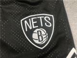 NETS Black City Edition Top Quality NBA Pocket Pants #篮网队