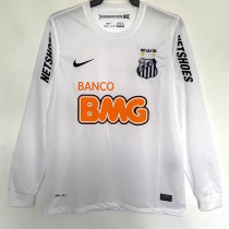2012-2013 Santos FC Home Long Sleeve Retro Soccer Jersey (长袖)