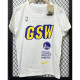 T112 Warriors GSW White High Quality Casual T-Shirt