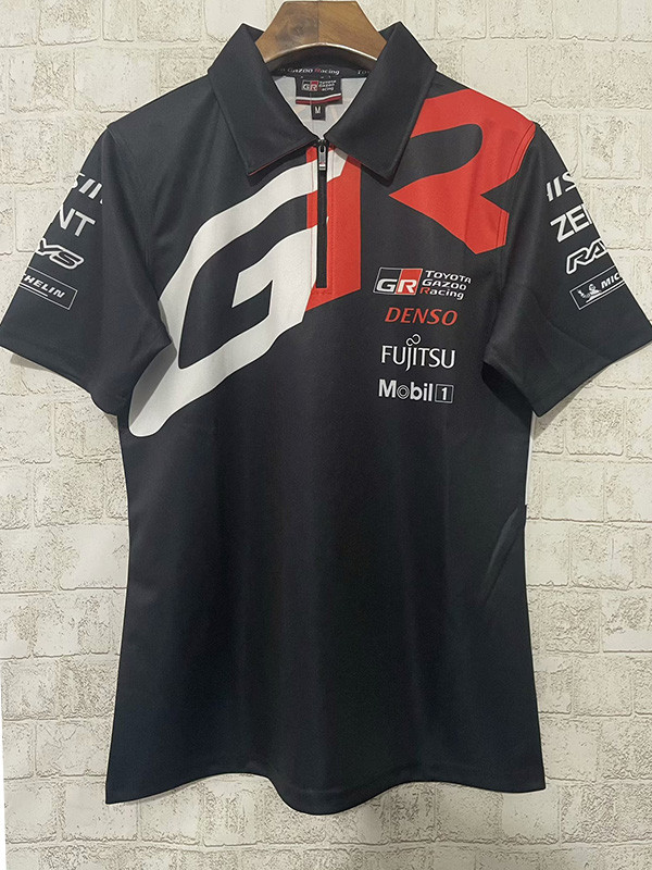 2024 Toyota GR Black Motorcycle Racing Suit