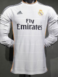 2013-2014 RMA Home Player Version 长袖球员 Long Sleeve Retro Soccer Jersey