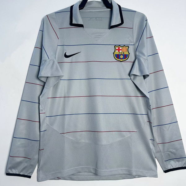 2003-2004 BAR Away Long Sleeve Retro Soccer Jersey (长袖)