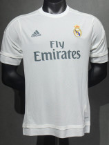 2015-2016 RMA Home Player Version 球员 Retro Soccer Jersey
