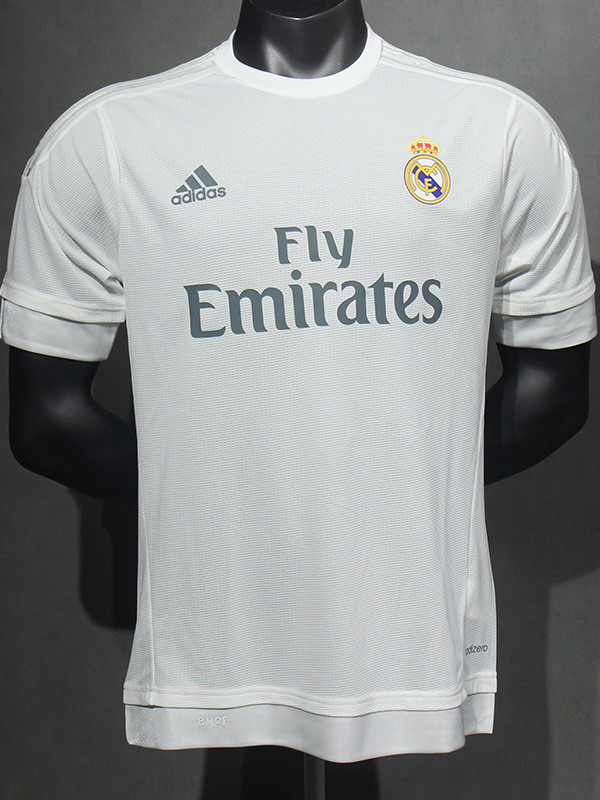 2015-2016 RMA Home Player Version 球员 Retro Soccer Jersey