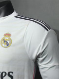 2014-2015 RMA Home Player Version 长袖球员 Long Sleeve Retro Soccer Jersey